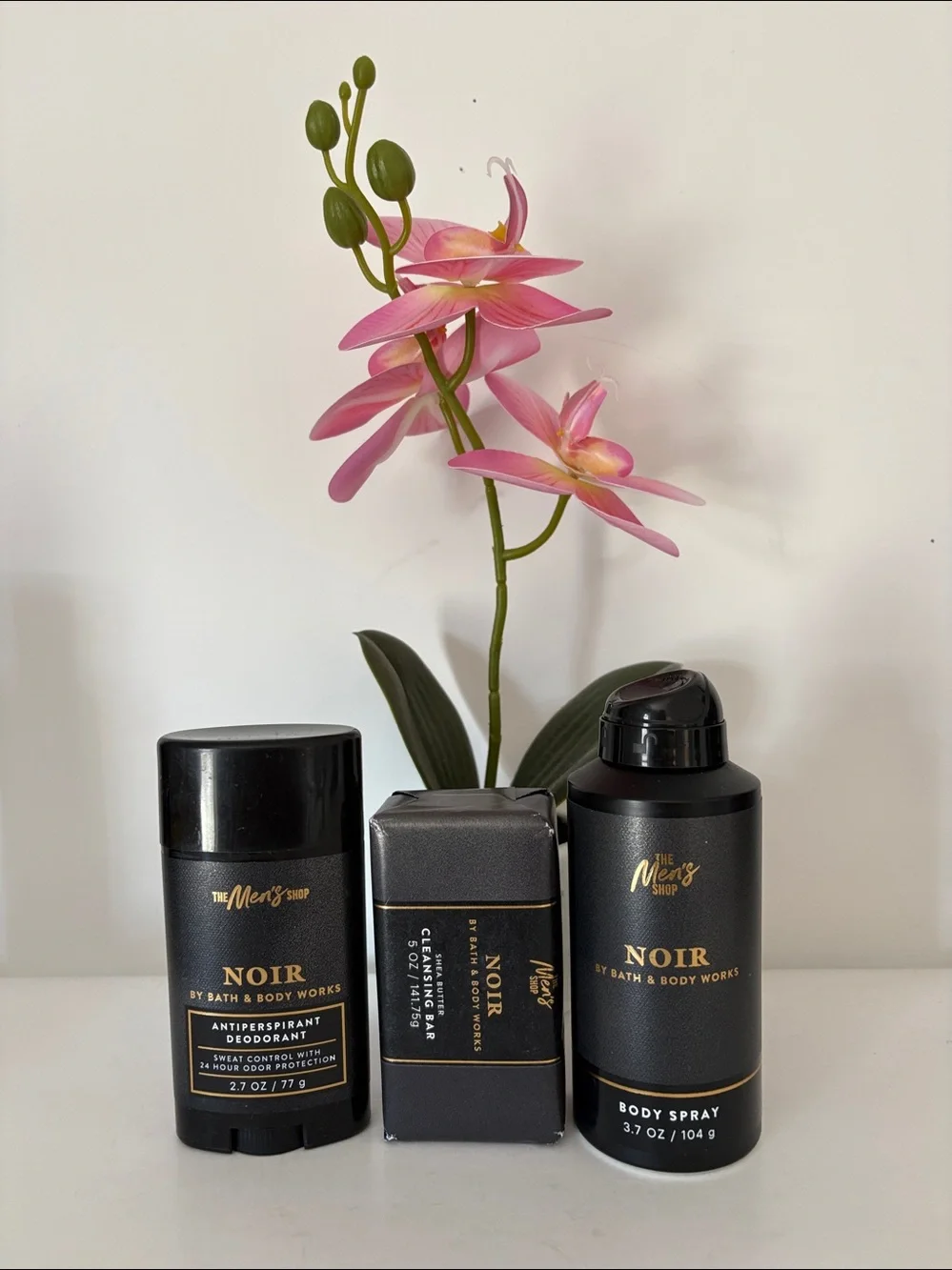 Bath and Body Works Men’s 5Pc NOIR Collection Gift Set